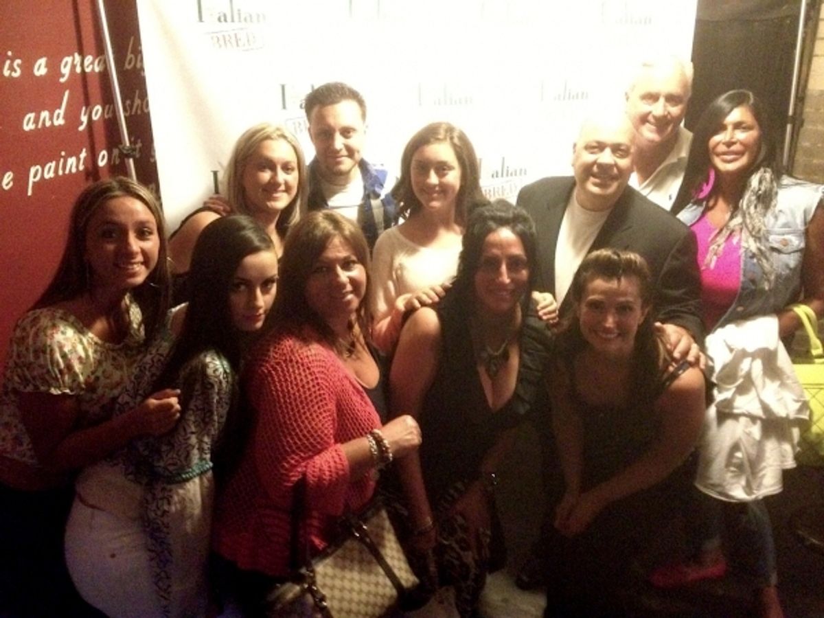 Janine Detore, Dominick Detore, Big Ang, Candice Guardino and Detore Family at 