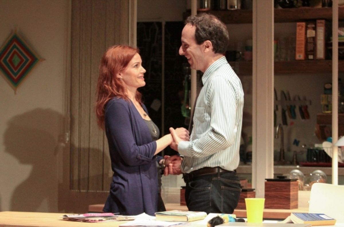 Carla Gugino, Peter Grosz at 