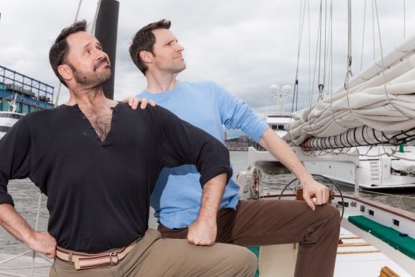 James Patterson is Monsieur Spoo and Patrick Oliver Jones is Captain Francois Dubois Photo