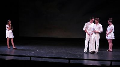 Carlotta Brentan, Francesco Andolfi, Iocopo Rampini, and Giulia Bisinetta perform an  Photo