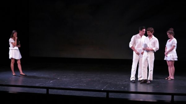 Carlotta Brentan, Francesco Andolfi, Iocopo Rampini, and Giulia Bisinetta perform an  Photo