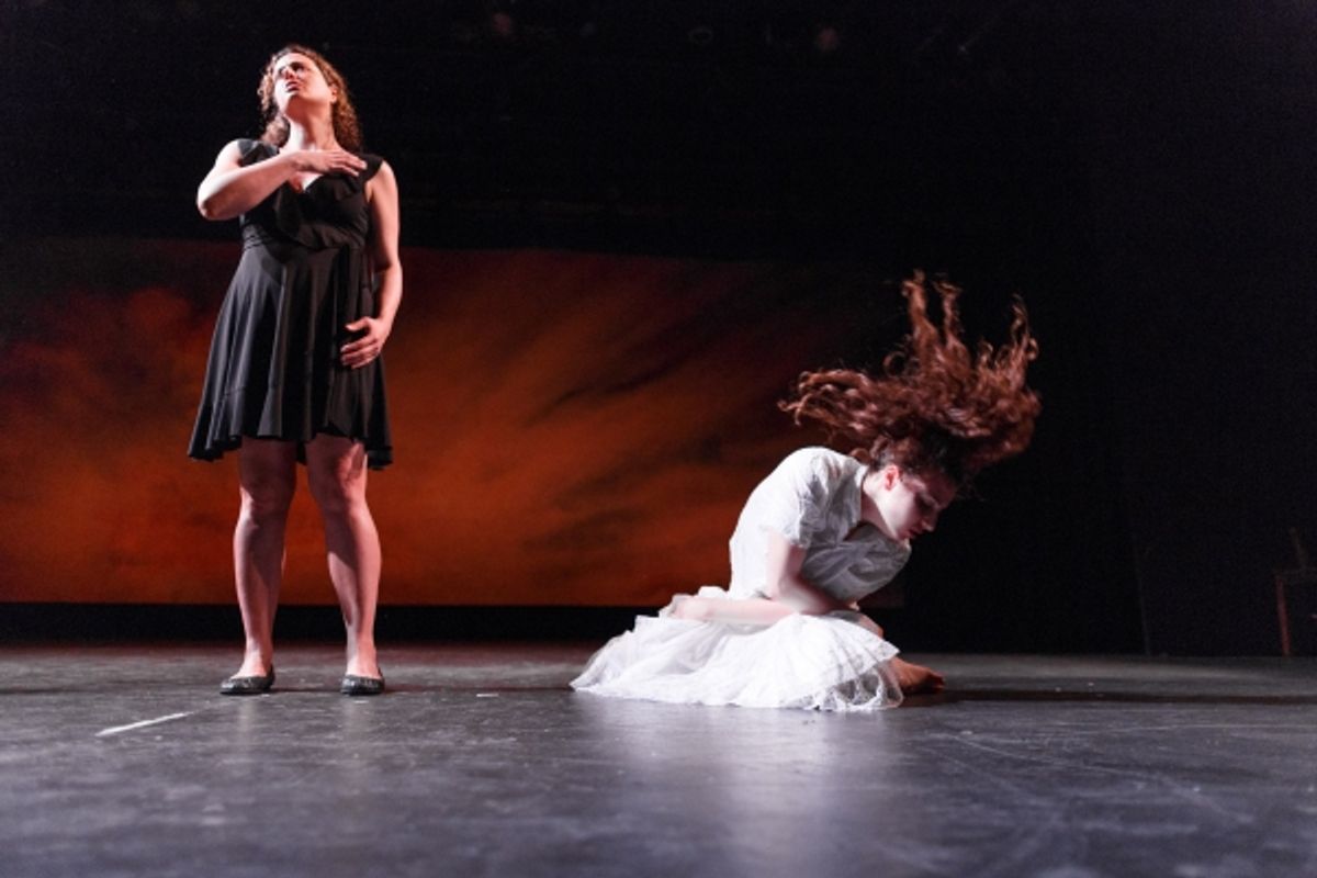 Nicola Iervasi and Sabrina Shapiro perfrom an excerpt from ''L''Ultima Nevicata/The Last Snowfall''. at 