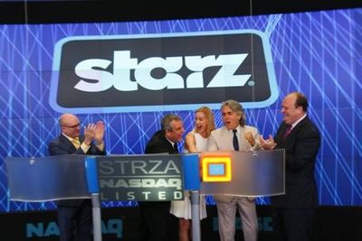 Steven Brown, Managing Director, NASDAQ; Danny Huston and Kelly Lynch, stars of Ã¢® Photo