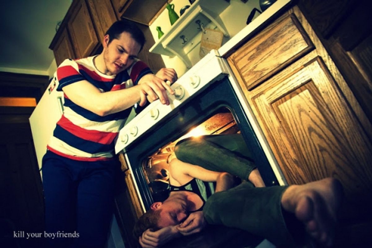 James Nedrud (left) and Erik Strebig at 