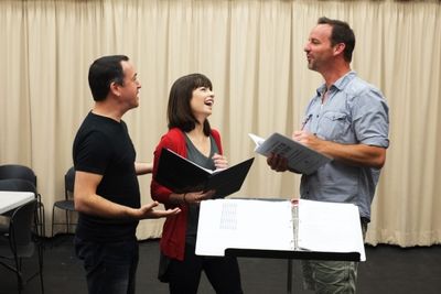 Steve Glaudini, Hilary Maiberger and Randall Dodge Photo