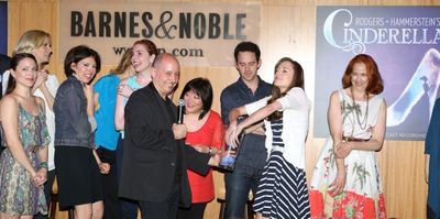 Laura Osnes with the cast Photo