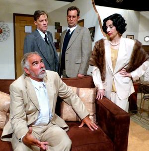 Tito bemoans his wife''s ''Jealousy! Jealousy! Jealousy!'' (from left: Scot Renfro, Harold Dershimer, Matt Landig, Maria Pavone) @ BroadwayWorld Tito bemoans his wife''s ''Jealousy! Jealousy! Jealousy!'' (from left: Scot Renfro, Photo