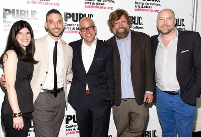 Mandy Hackett, Matt Sax, Eric Rosen, Oskar Eustis, Patrick Willingham Photo