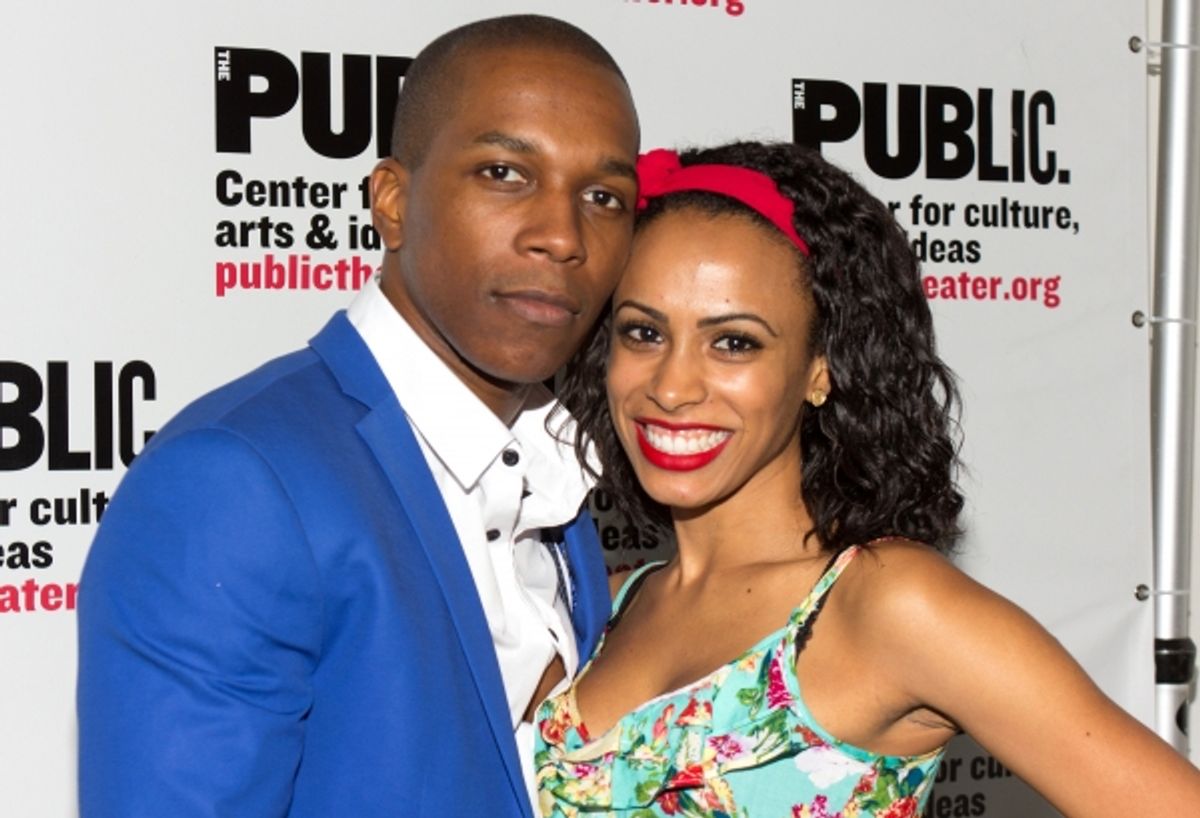Leslie Odom, Jr., Nicolette Robinson at 
