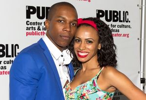 Leslie Odom, Jr., Nicolette Robinson @ BroadwayWorld Leslie Odom, Jr., Nicolette Robinson Photo