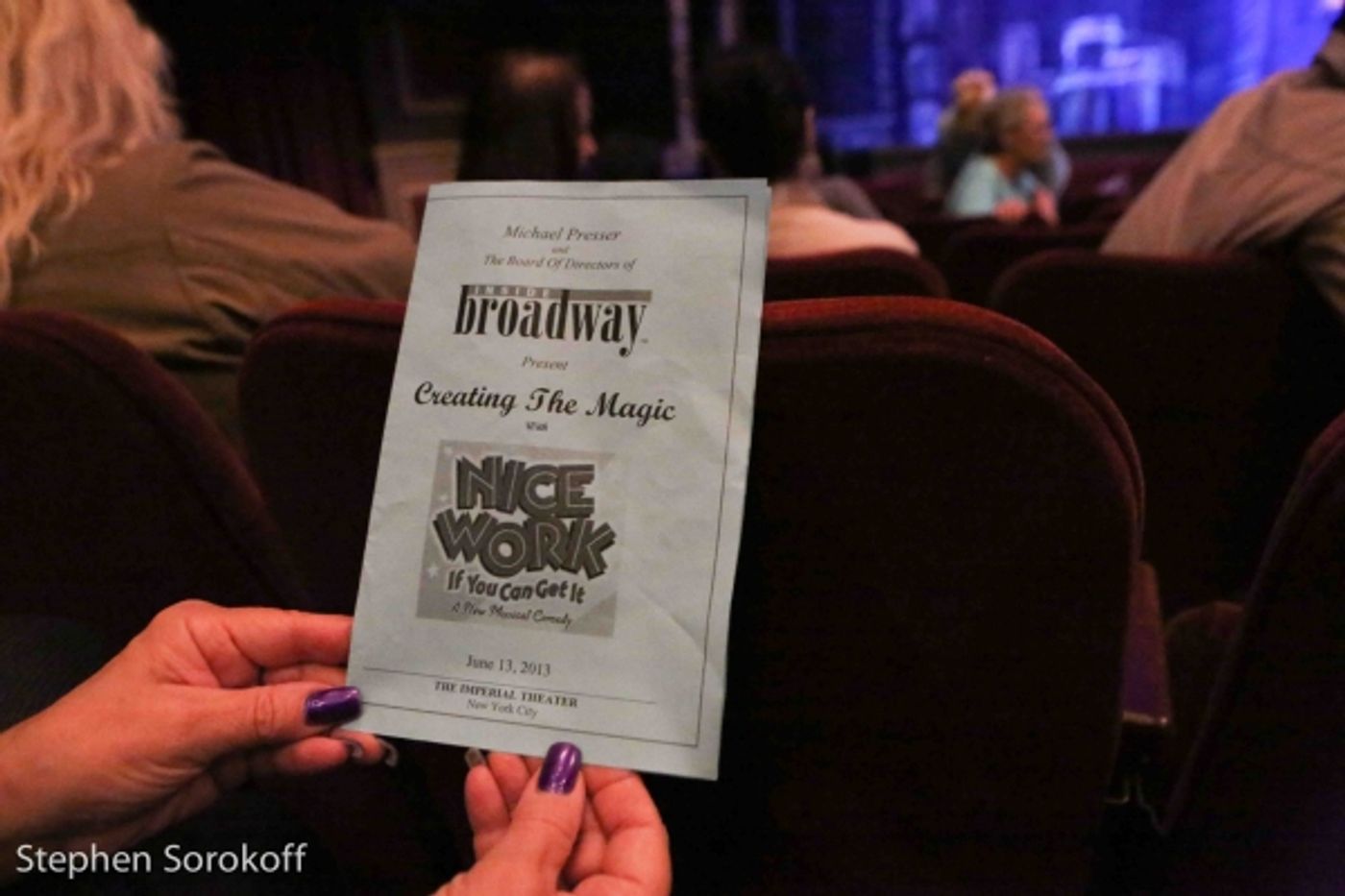 Photo Coverage: Inside Broadway & NICE WORK IF YOU CAN GET IT Present 'Creating the Magic' Program  Image