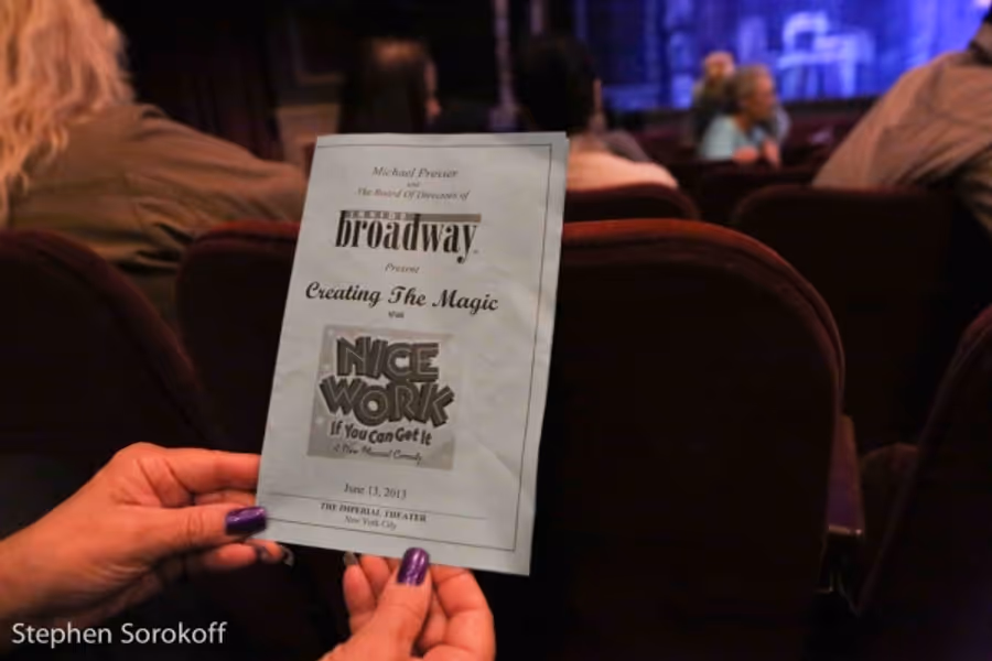 Photo Coverage: Inside Broadway & NICE WORK IF YOU CAN GET IT Present 'Creating the Magic' Program Image