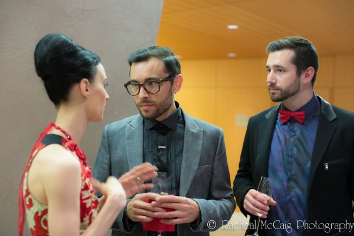 Greta Hodgkinson, Lucian Matis and James at 