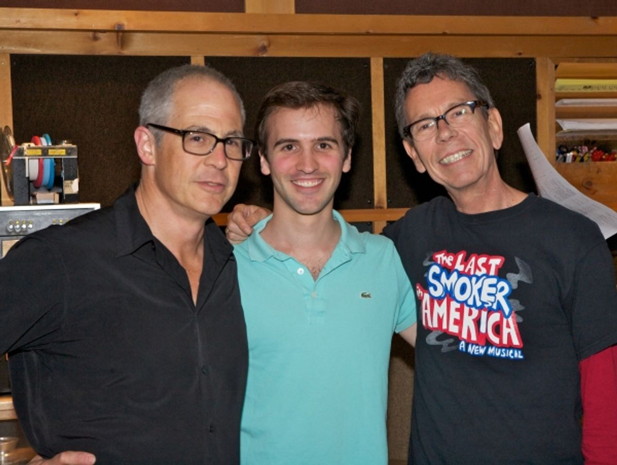 Peter Melnick (music), Andy Sandberg (director) and Bill Russell (book & lyrics) at 