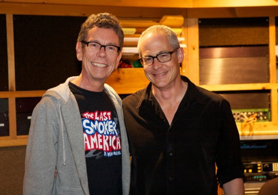 Photo Flash: In the Recording Studio with THE LAST SMOKER IN AMERICA Image