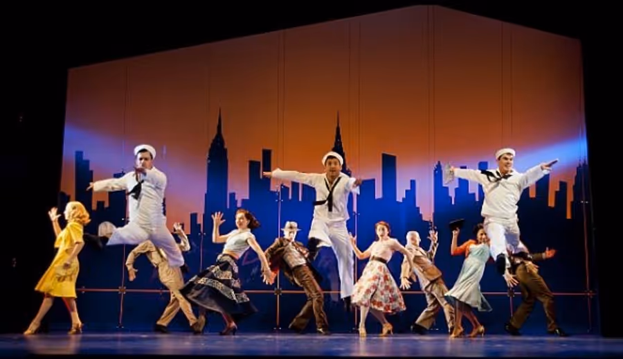 Photo Flash: First Look at Jay Armstrong Johnson, Alysha Umphress and More in Barrington Stage's ON THE TOWN Image
