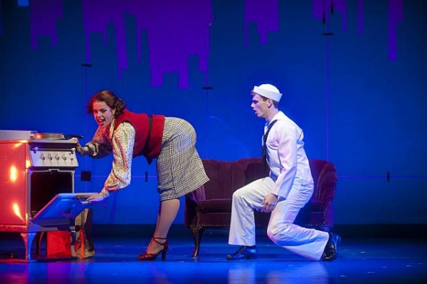 Photo Flash: First Look at Jay Armstrong Johnson, Alysha Umphress and More in Barrington Stage's ON THE TOWN  Image
