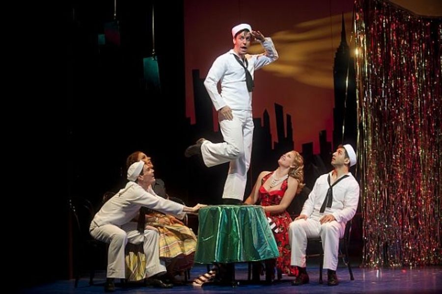Photo Flash: First Look at Jay Armstrong Johnson, Alysha Umphress and More in Barrington Stage's ON THE TOWN Image