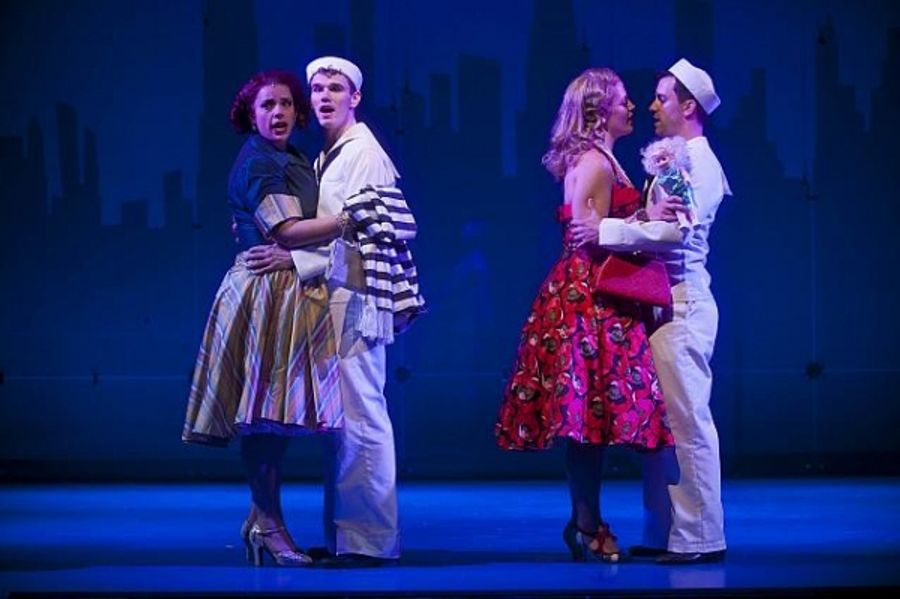 Photo Flash: First Look at Jay Armstrong Johnson, Alysha Umphress and More in Barrington Stage's ON THE TOWN Image