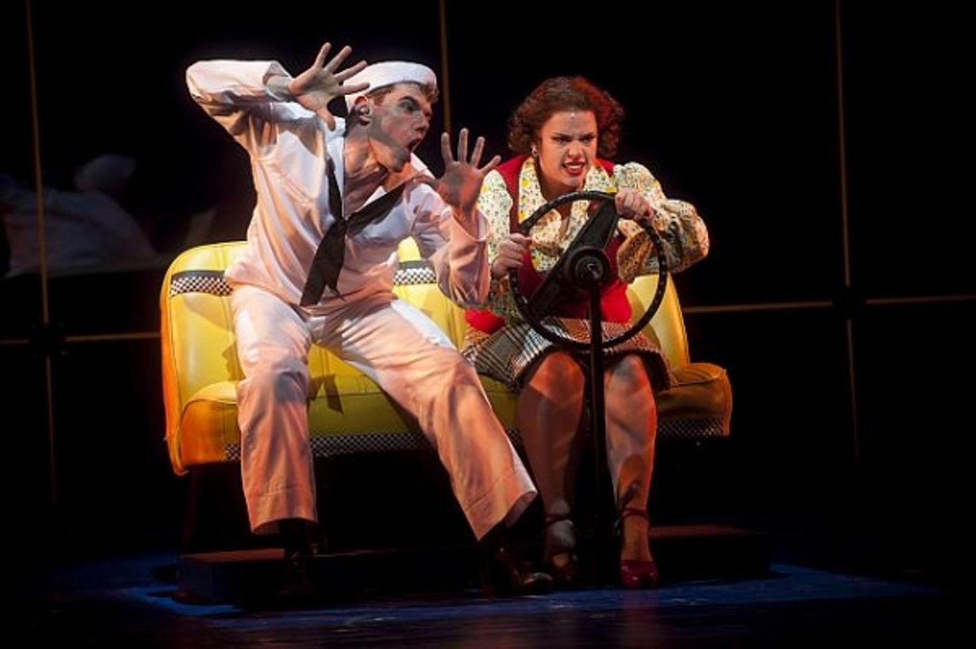 Photo Flash: First Look at Jay Armstrong Johnson, Alysha Umphress and More in Barrington Stage's ON THE TOWN  Image