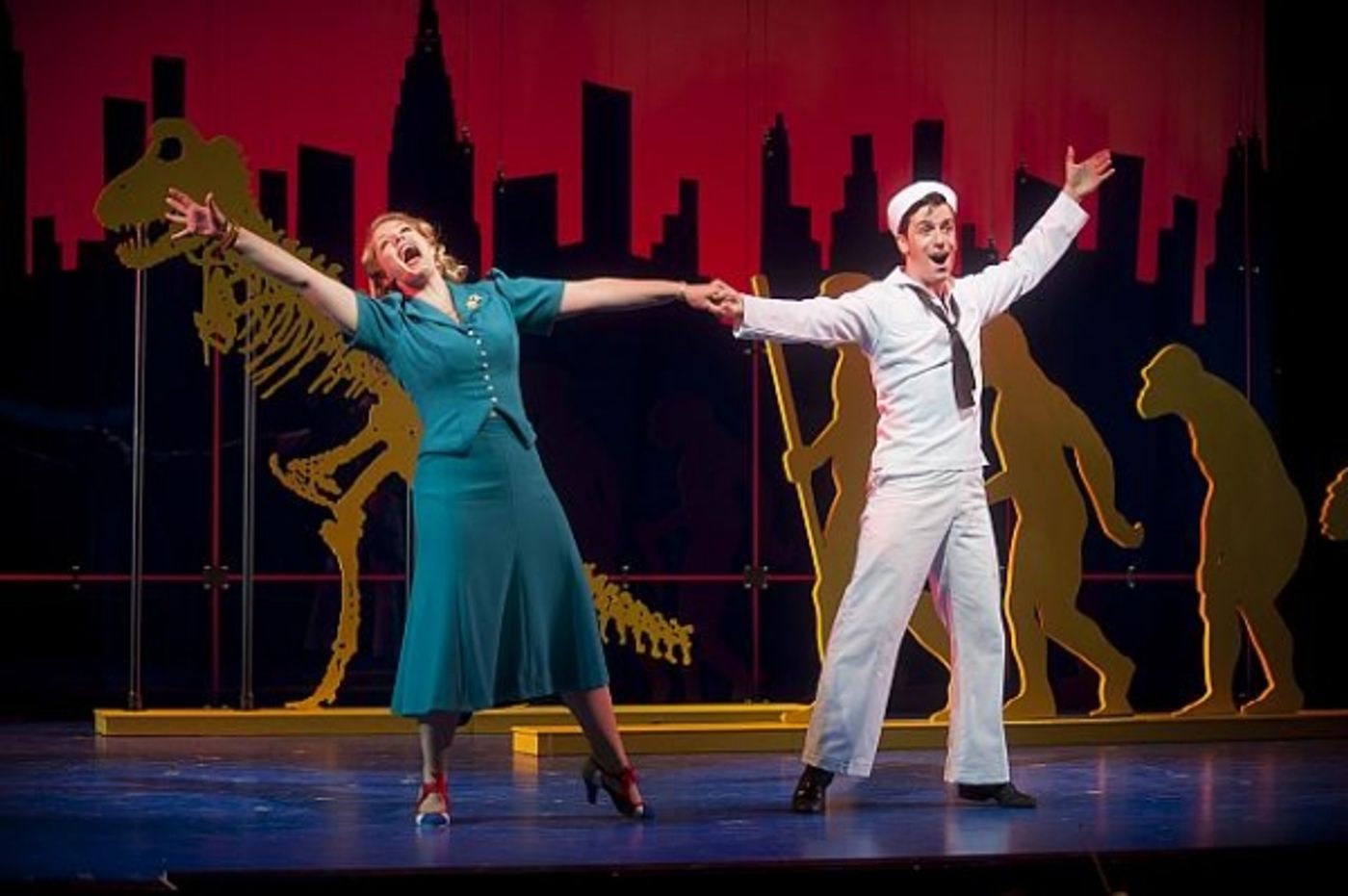 Photo Flash: First Look at Jay Armstrong Johnson, Alysha Umphress and More in Barrington Stage's ON THE TOWN  Image