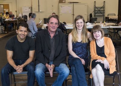 Carlo Alban, Tom Irwin, Marin Ireland and Marylouise Burke Photo