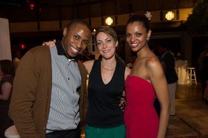 Jeroboam Bozeman, Elisa Clark and Fana Tesfagiorgis Photo