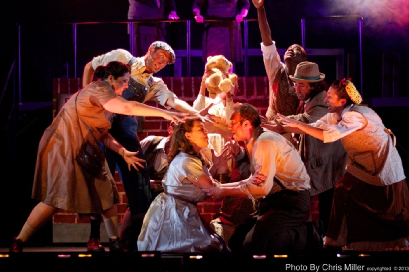 Photo Flash: First Look - The Eagle Theatre Opens URINETOWN Image