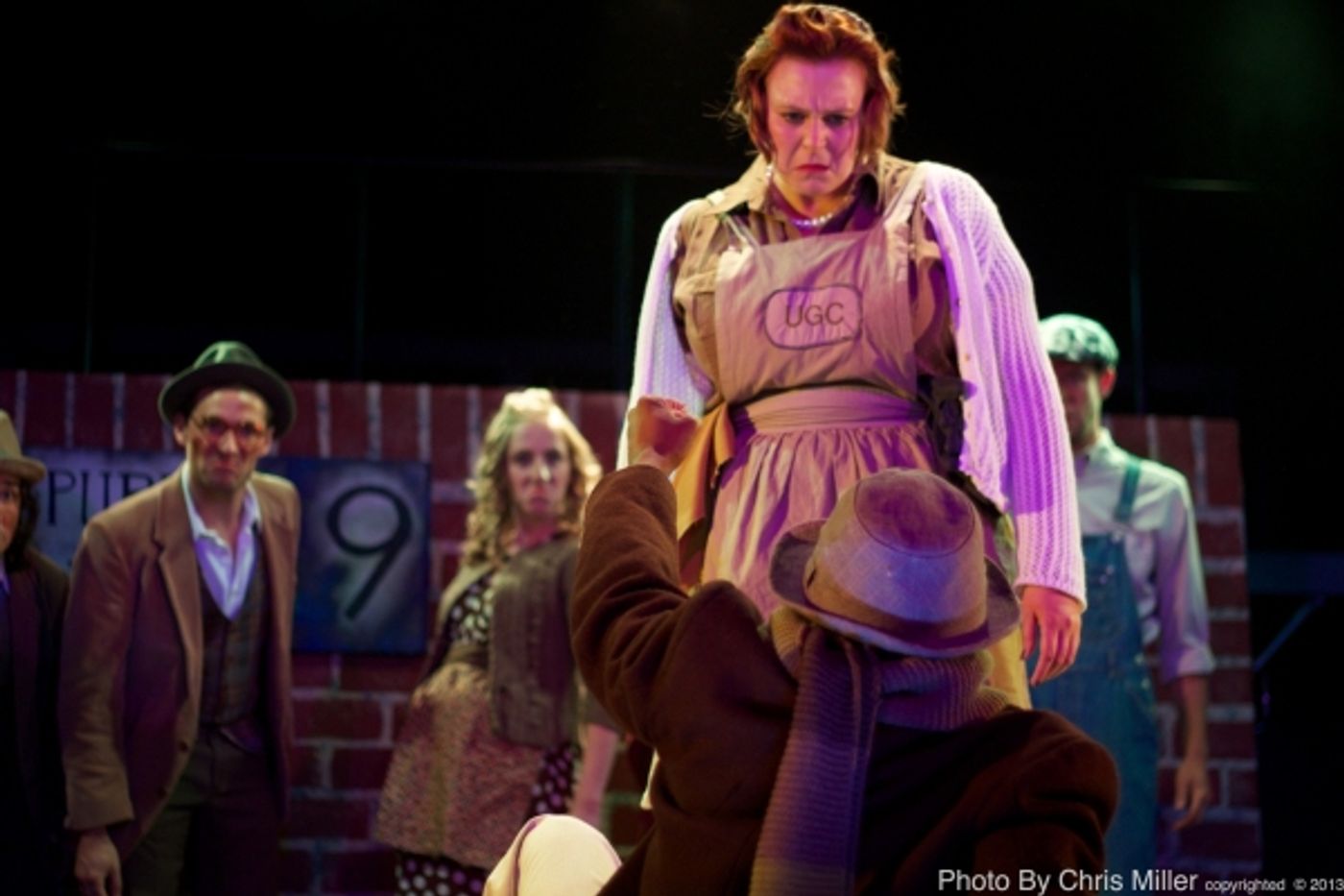 Photo Flash: First Look - The Eagle Theatre Opens URINETOWN Image