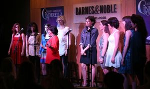 Ann Harada with the ensemble cast  Photo