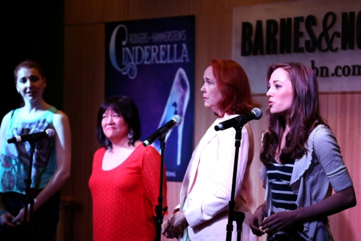 Marla Mindelle; Ann Harada; Harriet Harris and Laura Osnes at 