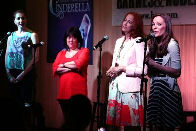 Marla Mindelle; Ann Harada; Harriet Harris and Laura Osnes Photo