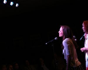 Laura Osnes; Ann Harada and Harriet Harris  during the ''Rodgers + Hammerstein''s Cin Photo
