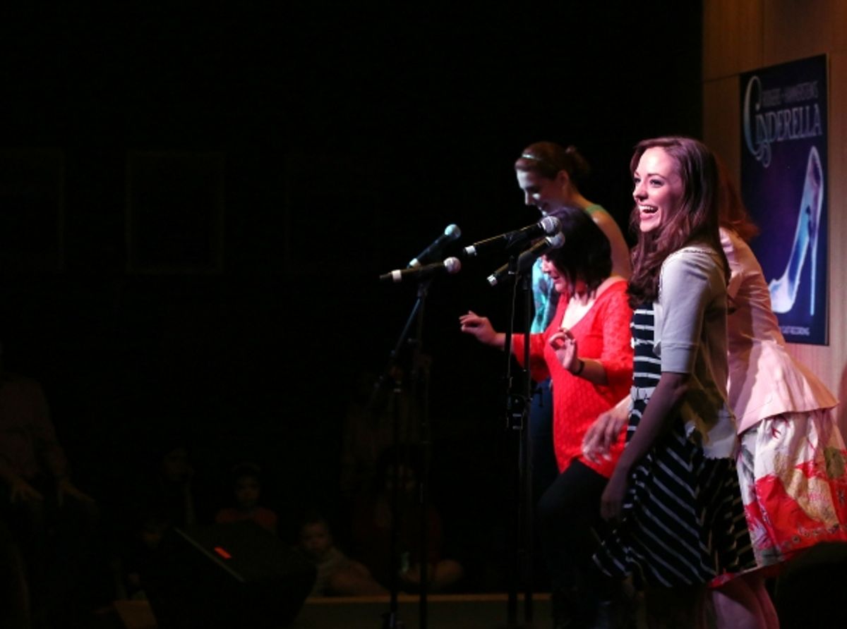 Marla Mindelle, Ann Harada, Harriet Harris and Laura Osnes at 
