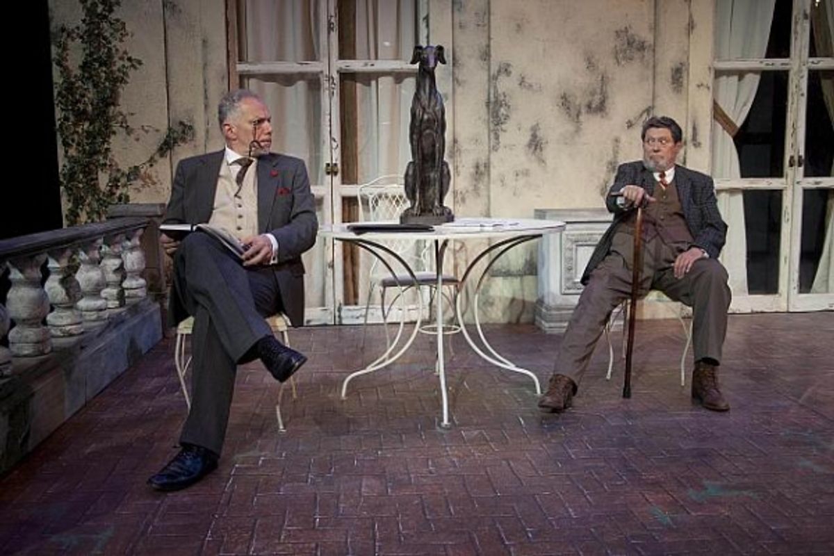 The cast of Shakespeare & Company''s HEROES at 