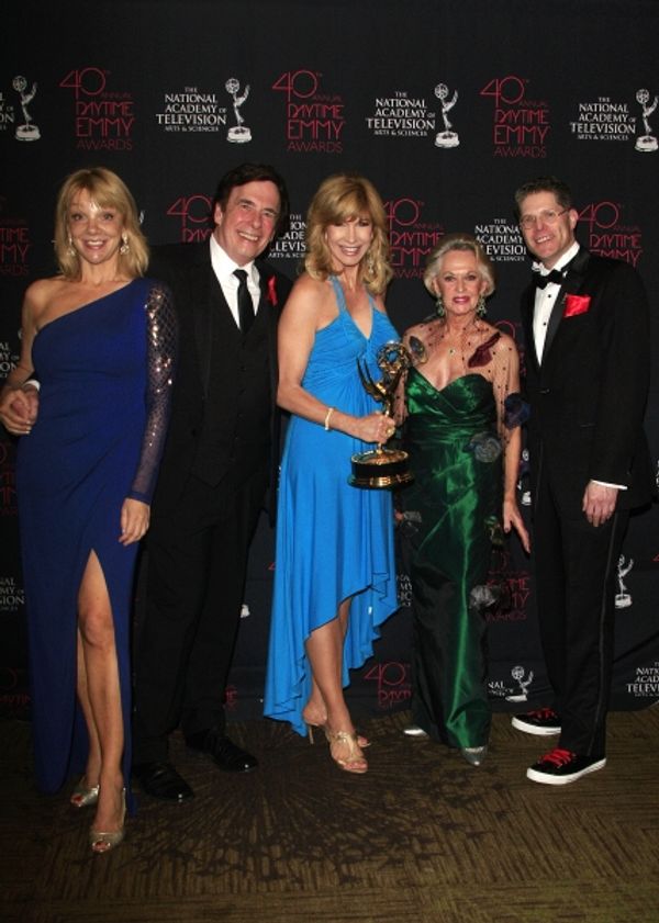 Teresa Ganzel, David Michaels, Lizza Gibbons, Tippi Hedren and Bob Bergen Photo