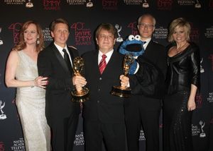 Mary McDonough, Bradley Bell, Jack Allocco, David Rudman (Cookie Monster), Leslie Mil Photo