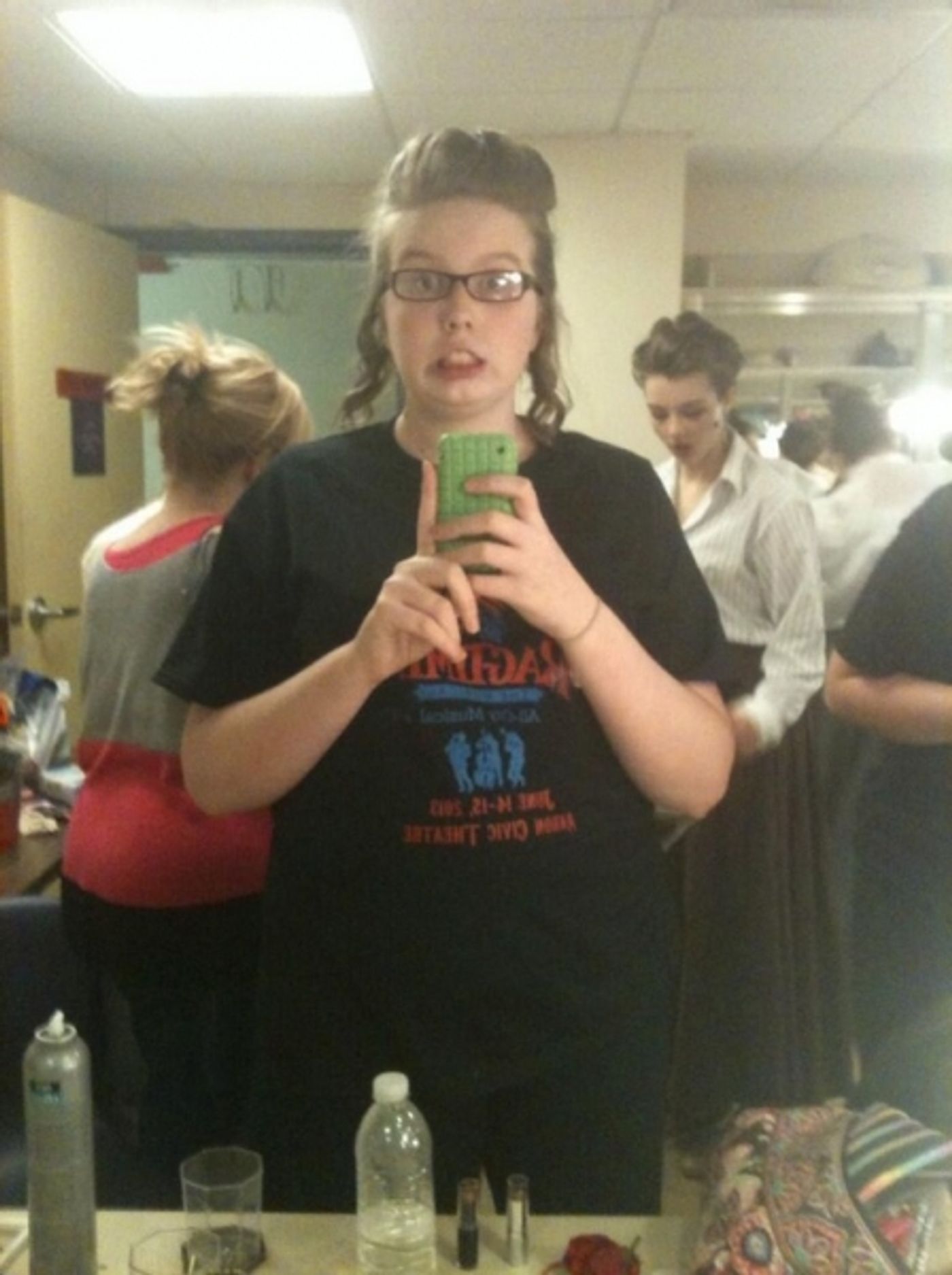 Photo Flash: Saturday Intermission Pics, June 15, Part 2 - MATILDA's Homage to NICE WORK, Father's Day at LION KING and More!  Image