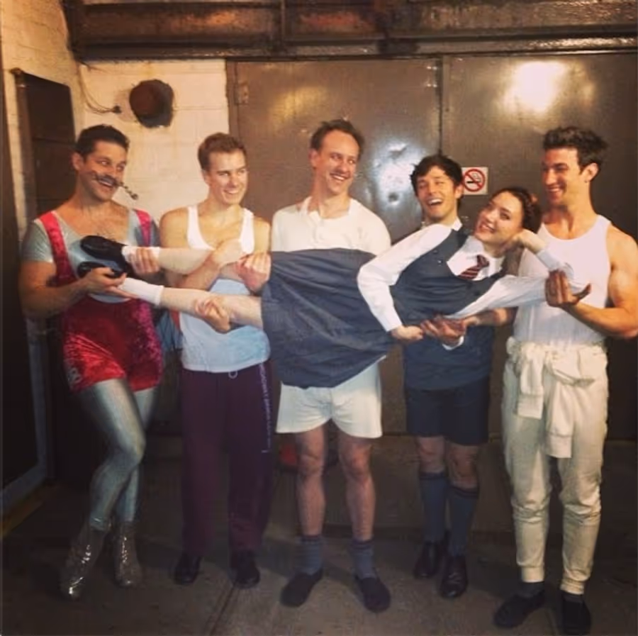 Photo Flash: Saturday Intermission Pics, June 15, Part 2 - MATILDA's Homage to NICE WORK, Father's Day at LION KING and More! Image