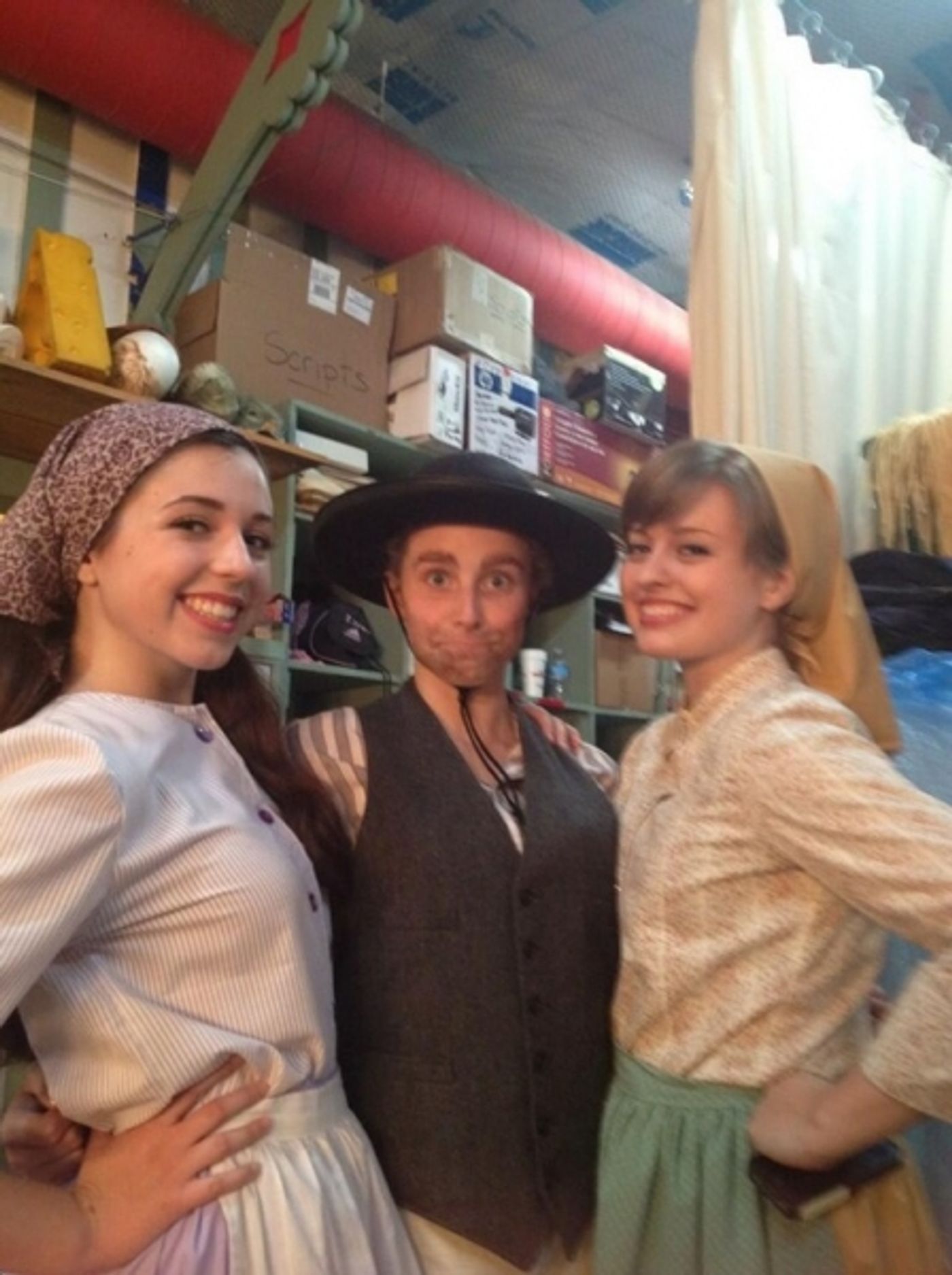 Photo Flash: Saturday Intermission Pics, June 15, Part 2 - MATILDA's Homage to NICE WORK, Father's Day at LION KING and More!  Image