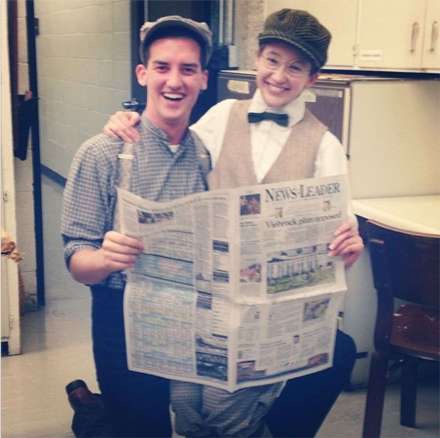 Photo Flash: Saturday Intermission Pics, June 15, Part 2 - MATILDA's Homage to NICE WORK, Father's Day at LION KING and More!  Image