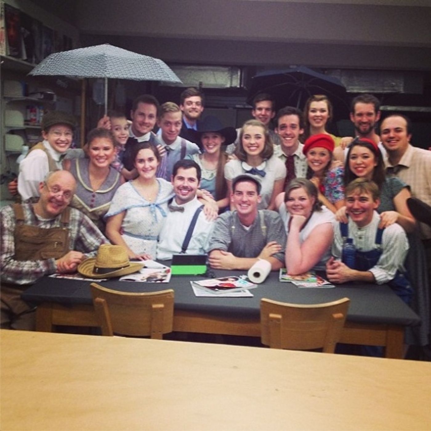 Photo Flash: Saturday Intermission Pics, June 15, Part 2 - MATILDA's Homage to NICE WORK, Father's Day at LION KING and More!  Image