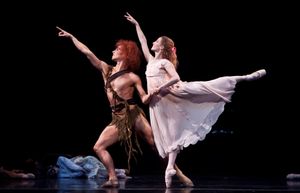 Ballet: PETER PAN. Choreographer: Trey McIntyre.Dancer(s): Sara Webb and Joseph Walsh. @ BroadwayWorld Ballet: PETER PAN. Choreographer: Trey McIntyre.Dancer(s): Sara Webb and Joseph Walsh Photo