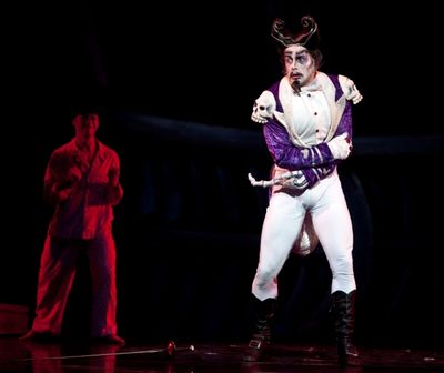 Ballet: PETER PAN. Choreographer: Trey McIntyre. Dancer(s): James Gotesky and Derek D Photo