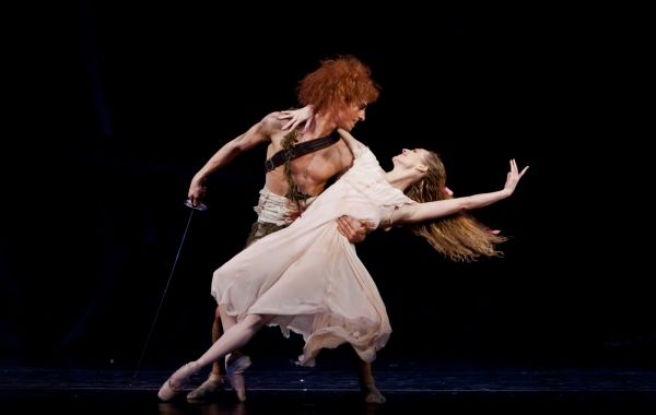 Ballet: PETER PAN. Choreographer: Trey McIntyre.Dancer(s): Sara Webb and Joseph Walsh Photo