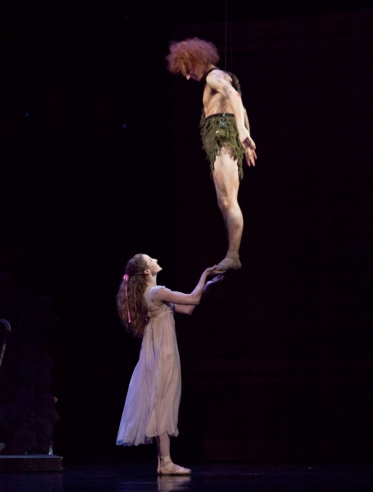 Ballet: PETER PAN. Choreographer: Trey McIntyre.Dancer(s): Sara Webb and Joseph Walsh. at 