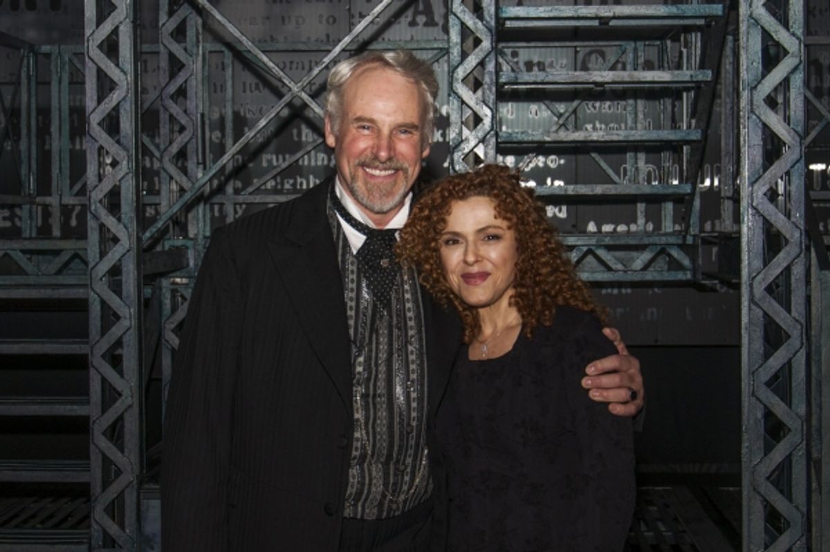 John Dossett, Bernadette Peters at 