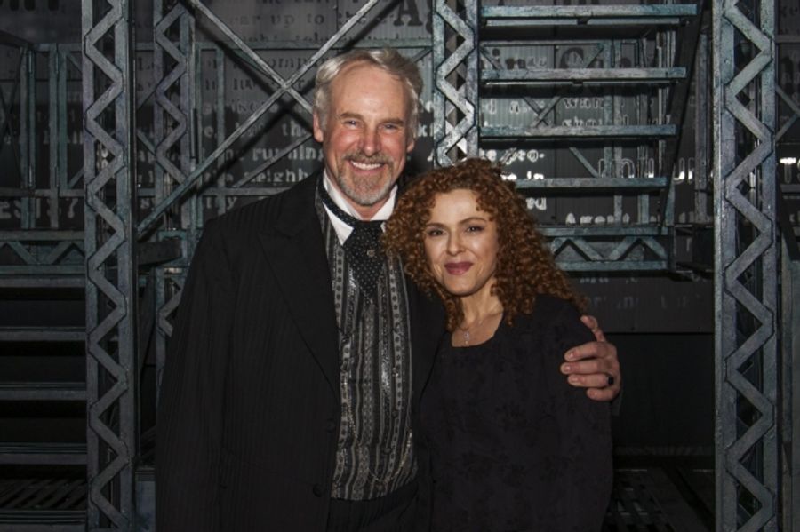Photo Flash: Naomi Watts & Bernadette Peters Visit NEWSIES! Image