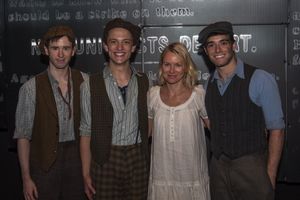 Garett Hawe, Iain Young, Naomi Watts, Corey Cott @ BroadwayWorld Garett Hawe, Iain Young, Naomi Watts, Corey Cott Photo