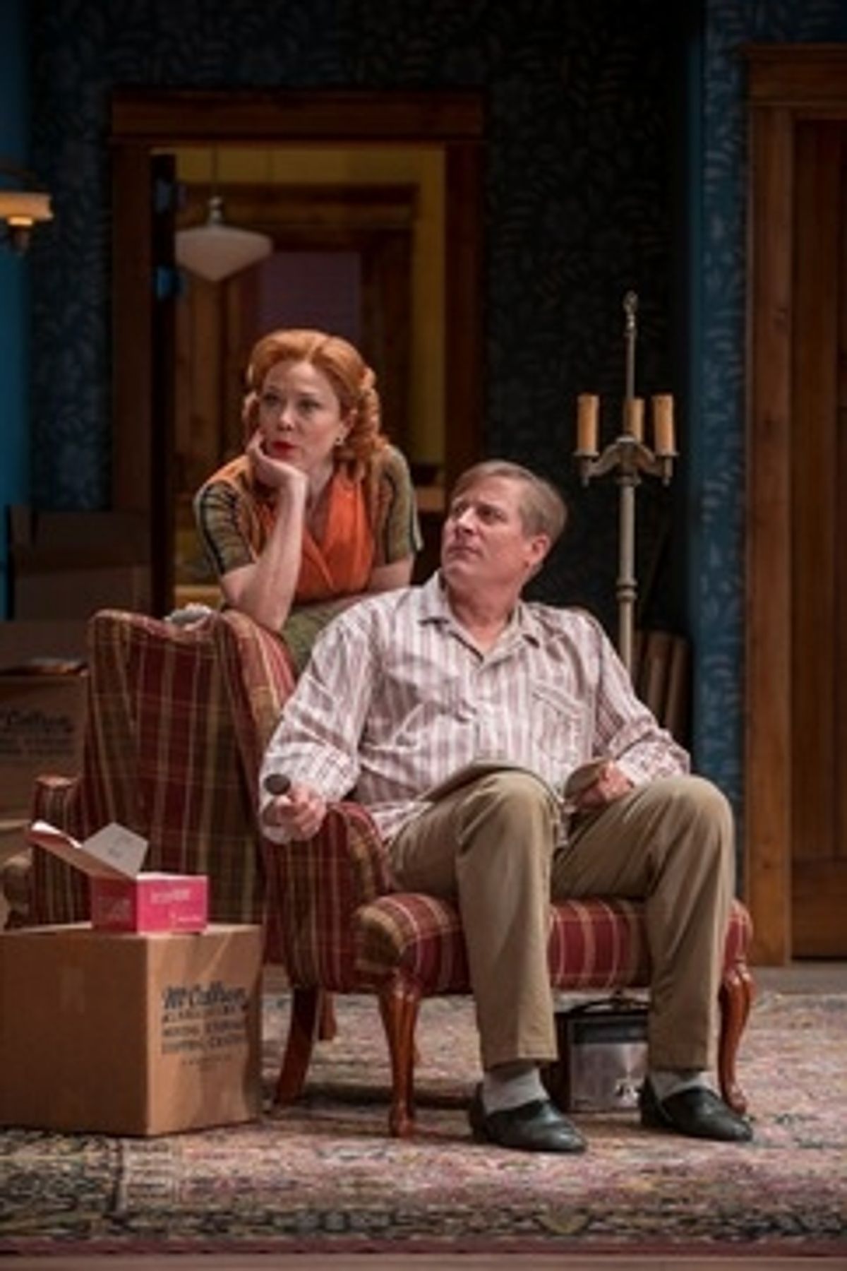 Bev (Kathryn Meisle) and Russ (Bill McCallum)  at 